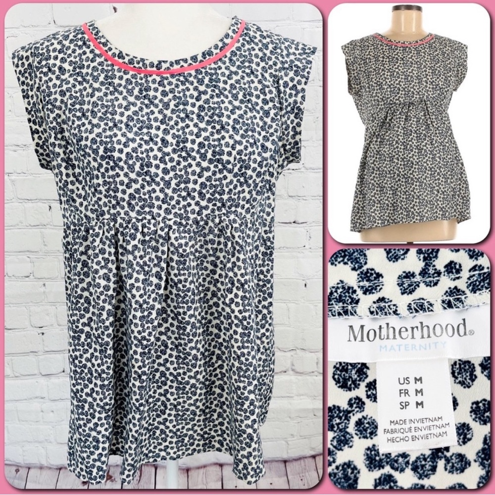 Motherhood Maternity Polka Dot Shirt